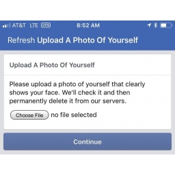 Facebook testira novi captcha test i traži od korisnika da učitaju jasnu fotografiju svog lica